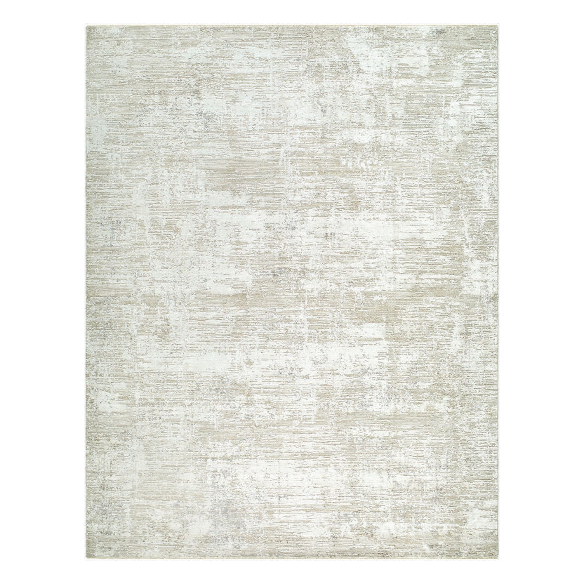 Masterpiece Ivory/White Machine Woven Rug MPC-2330 - 2'7" x 10'