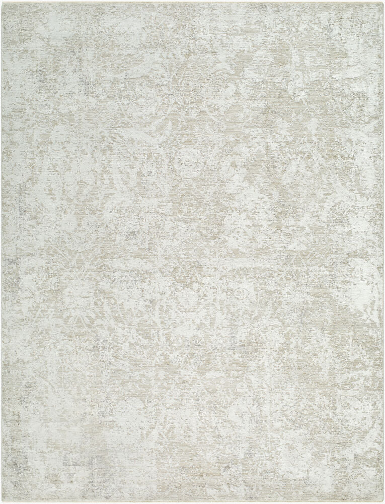 Masterpiece Ivory/White Machine Woven Rug MPC-2332 - 2'7" x 10'