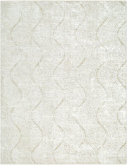 Masterpiece Ivory/White Machine Woven Rug MPC-2334 - 2'7" x 10'