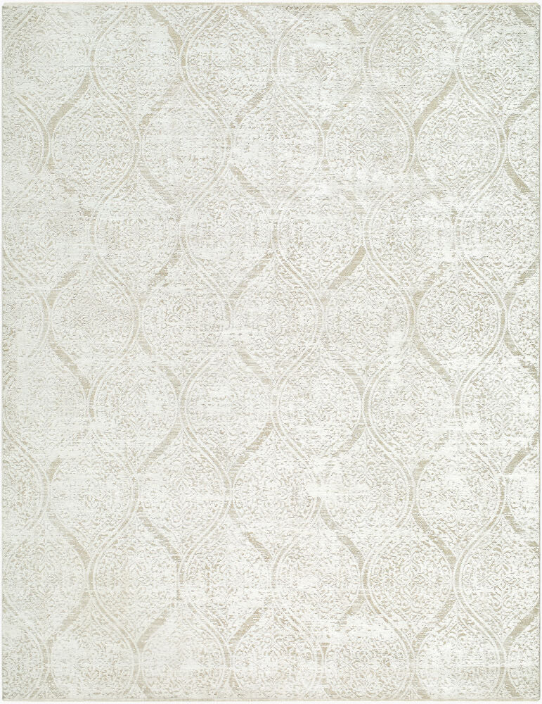 Masterpiece Ivory/White Machine Woven Rug MPC-2334 - 2'7" x 10'