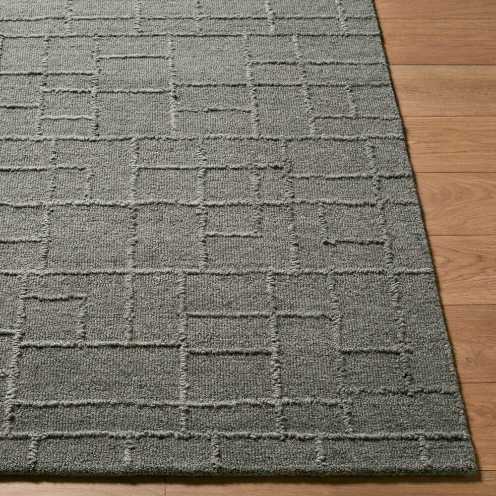 Matterhorn Dark Brown Handmade Rug - front