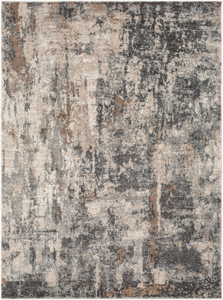 Montana Black/Tan Machine Woven Rug MTN-2303 - 5'3" x 7'