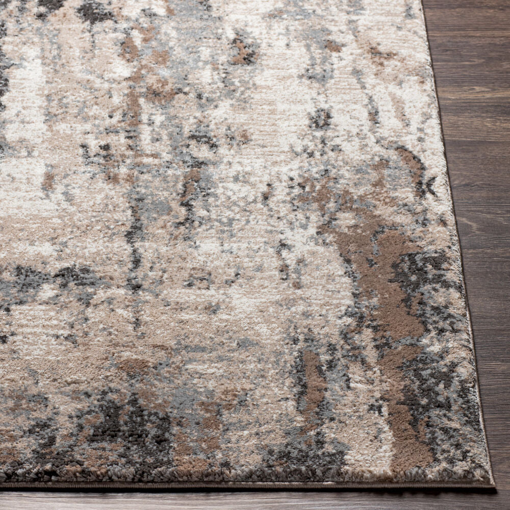 Montana Black/Tan Machine Woven Rug MTN-2303 - front