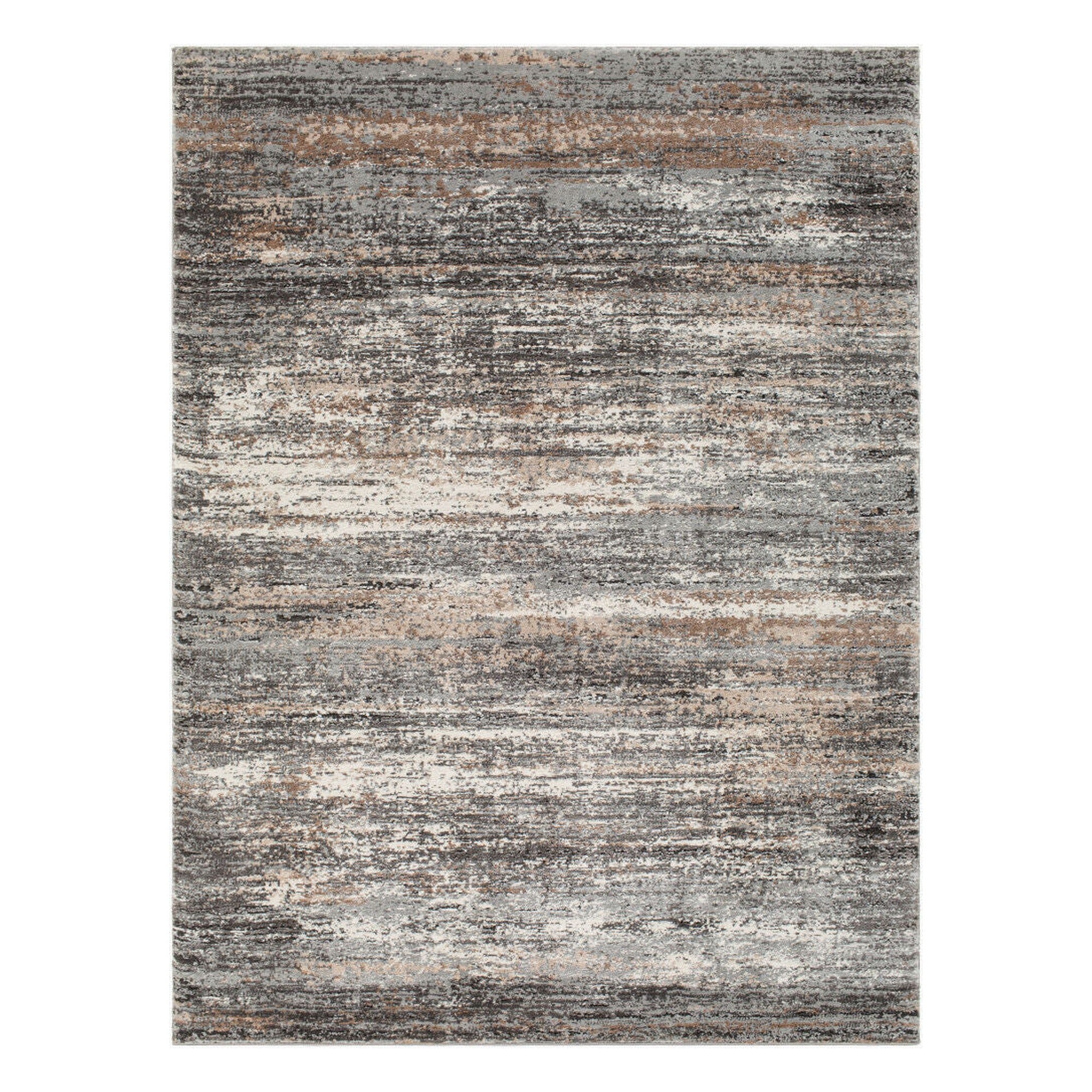 Montana Black/Tan Machine Woven Rug MTN-2304 - 5'3" x 7'