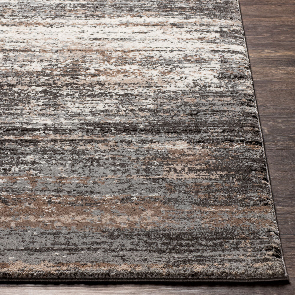 Montana Black/Tan Machine Woven Rug MTN-2304 - front