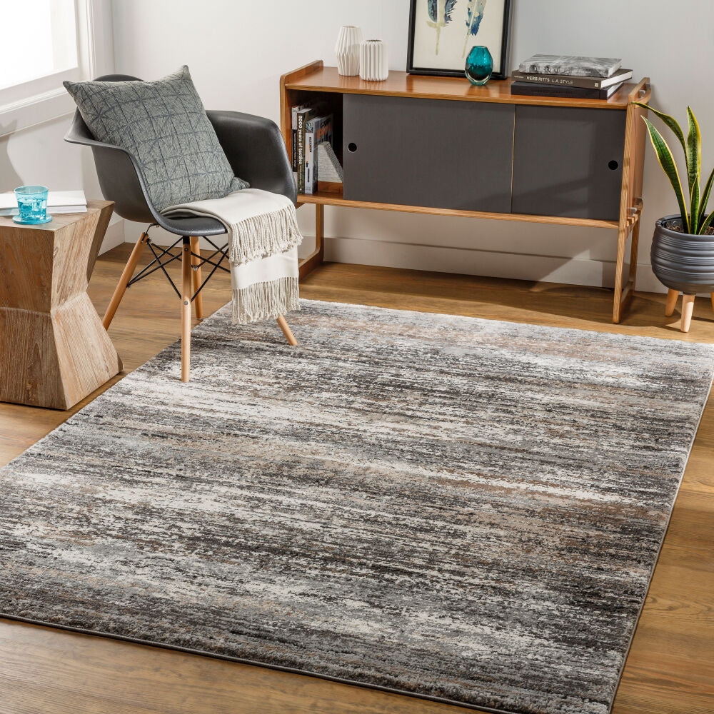 Montana Black/Tan Machine Woven Rug MTN-2304 - roomscene