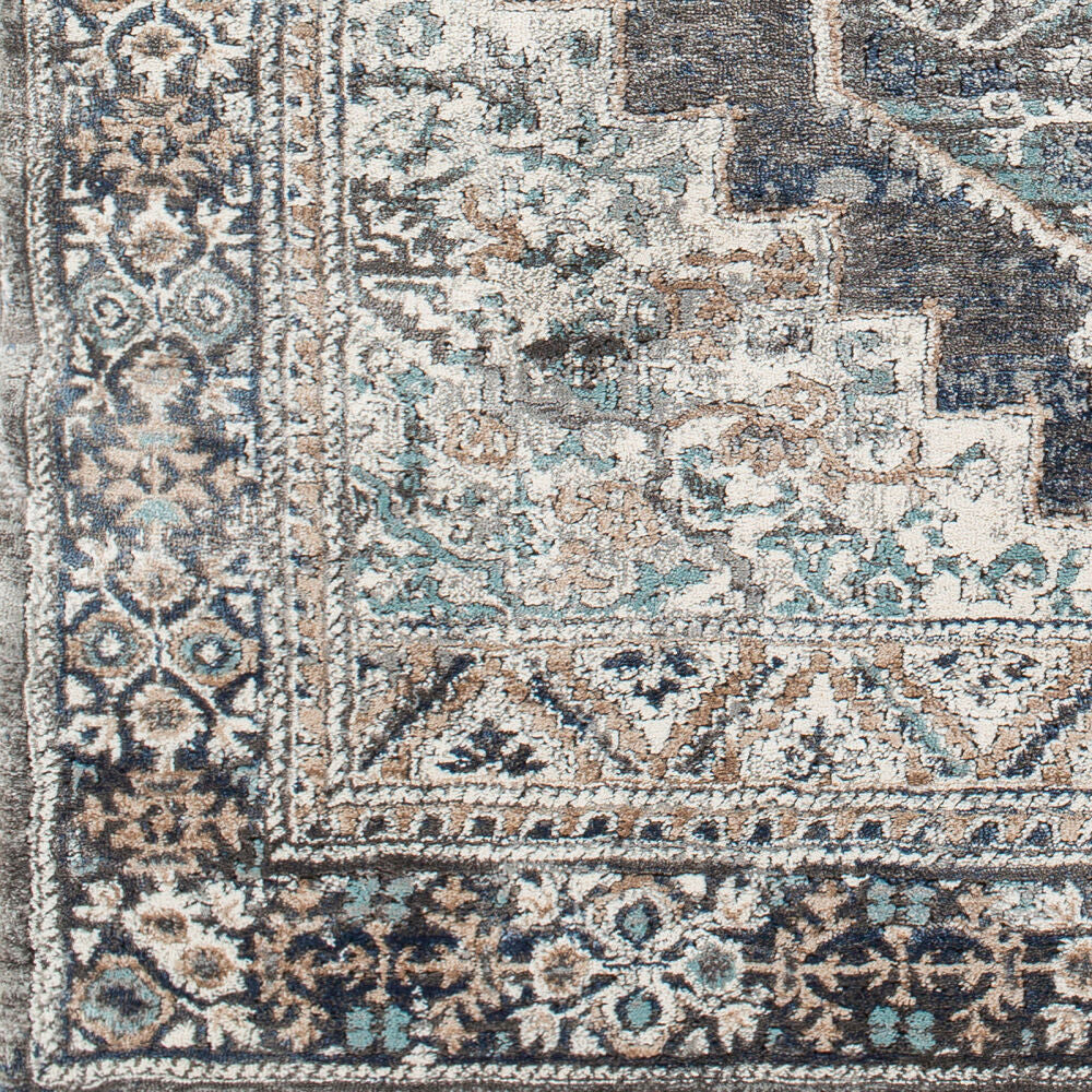 Montana Black/Tan Machine Woven Rug MTN-2307 - swatch
