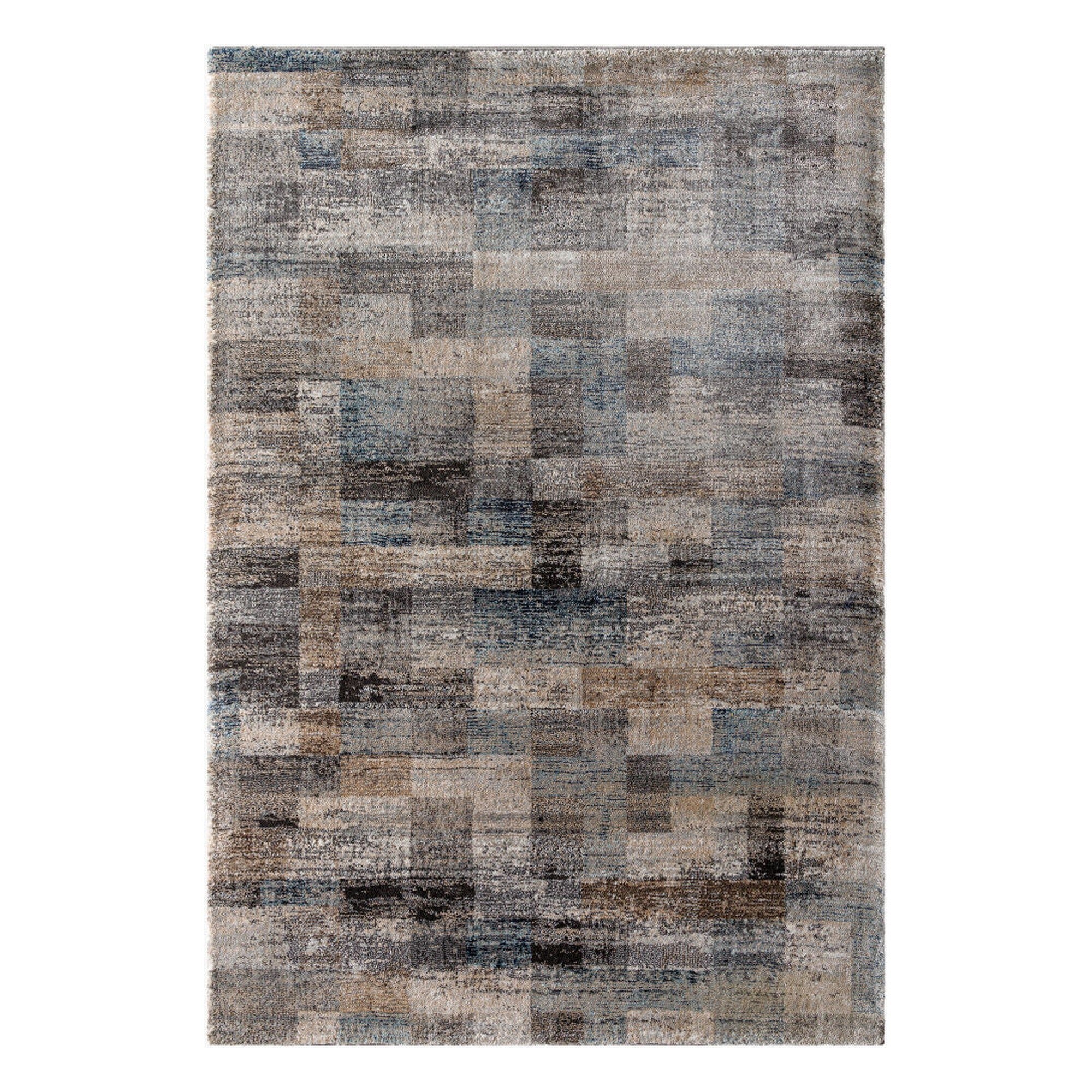 Montana Black/Tan Machine Woven Rug MTN-2310 - 5'3" x 7'
