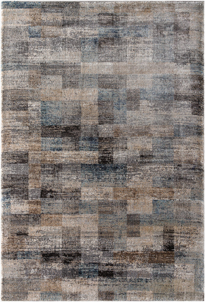 Montana Black/Tan Machine Woven Rug MTN-2310 - 5'3" x 7'