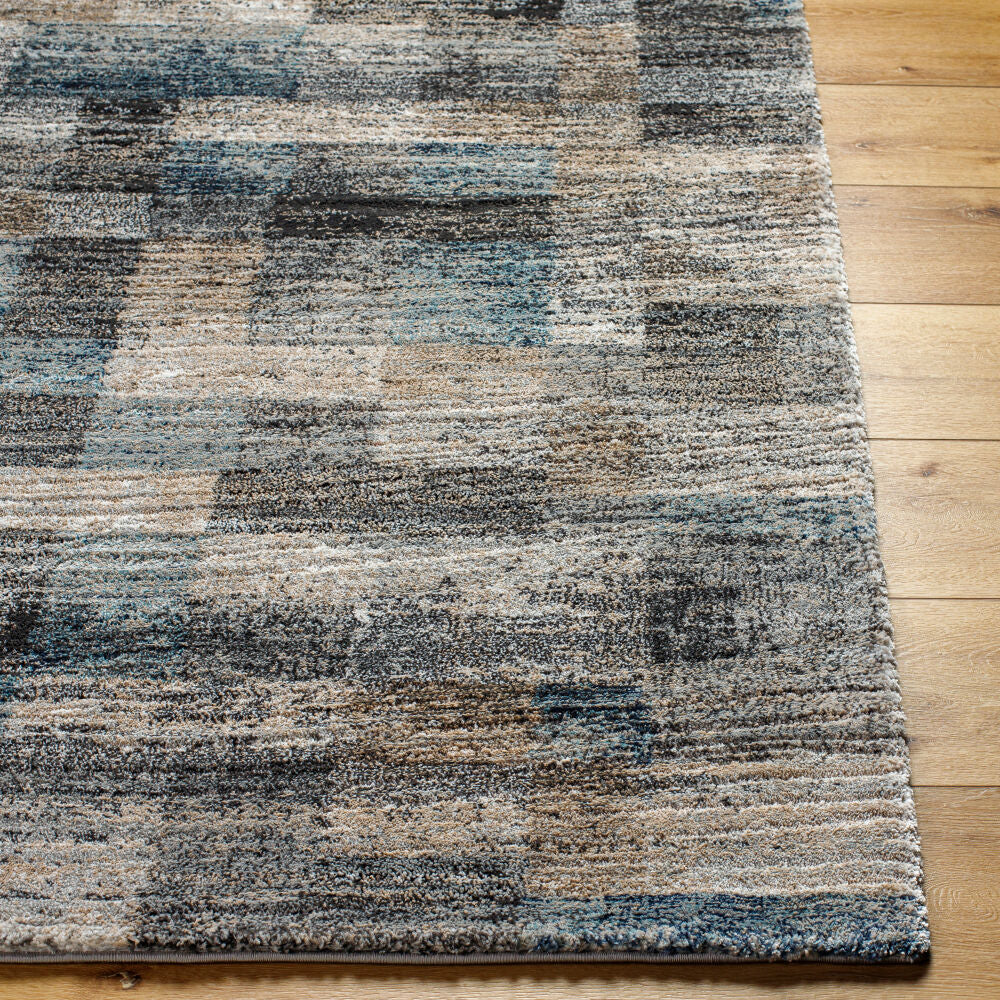 Montana Black/Tan Machine Woven Rug MTN-2310 - front