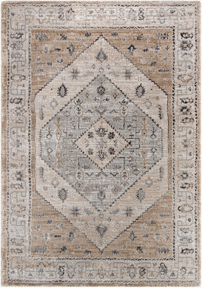 Montana Black/Tan Machine Woven Rug MTN-2311 - 5'3" x 7'