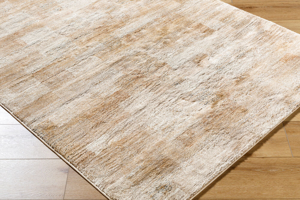 Montana Black/Tan Machine Woven Rug MTN-2312 - corner