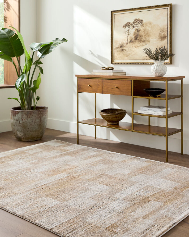 Montana Black/Tan Machine Woven Rug MTN-2312 - roomscene