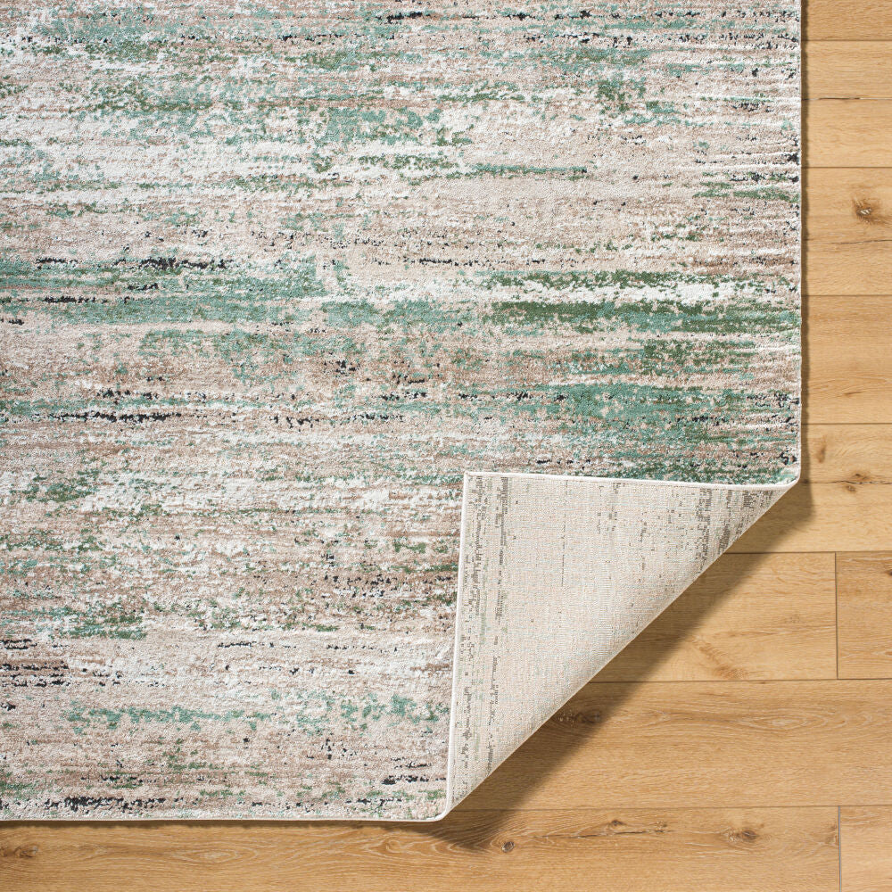Montana Black/Tan Machine Woven Rug MTN-2314 - fold