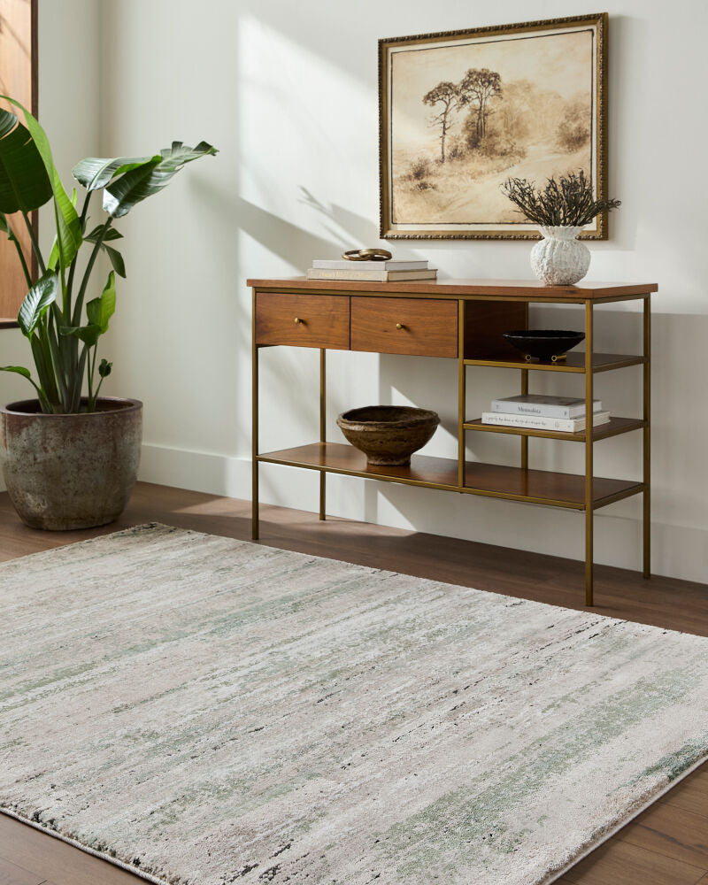 Montana Black/Tan Machine Woven Rug MTN-2314 - roomscene