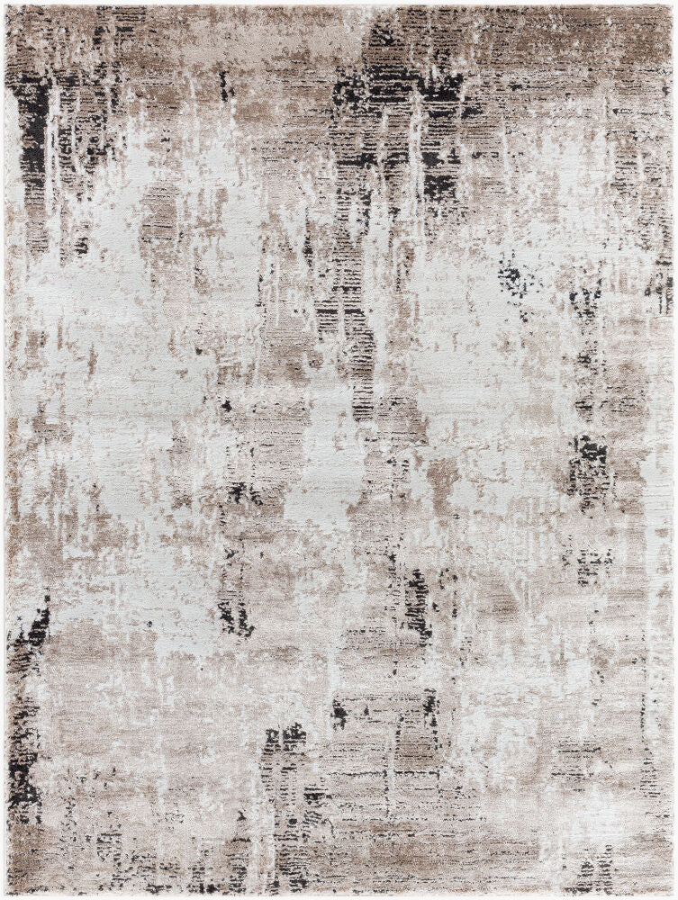 Montana Black/Tan Machine Woven Rug MTN-2315 - 5'3" x 7'