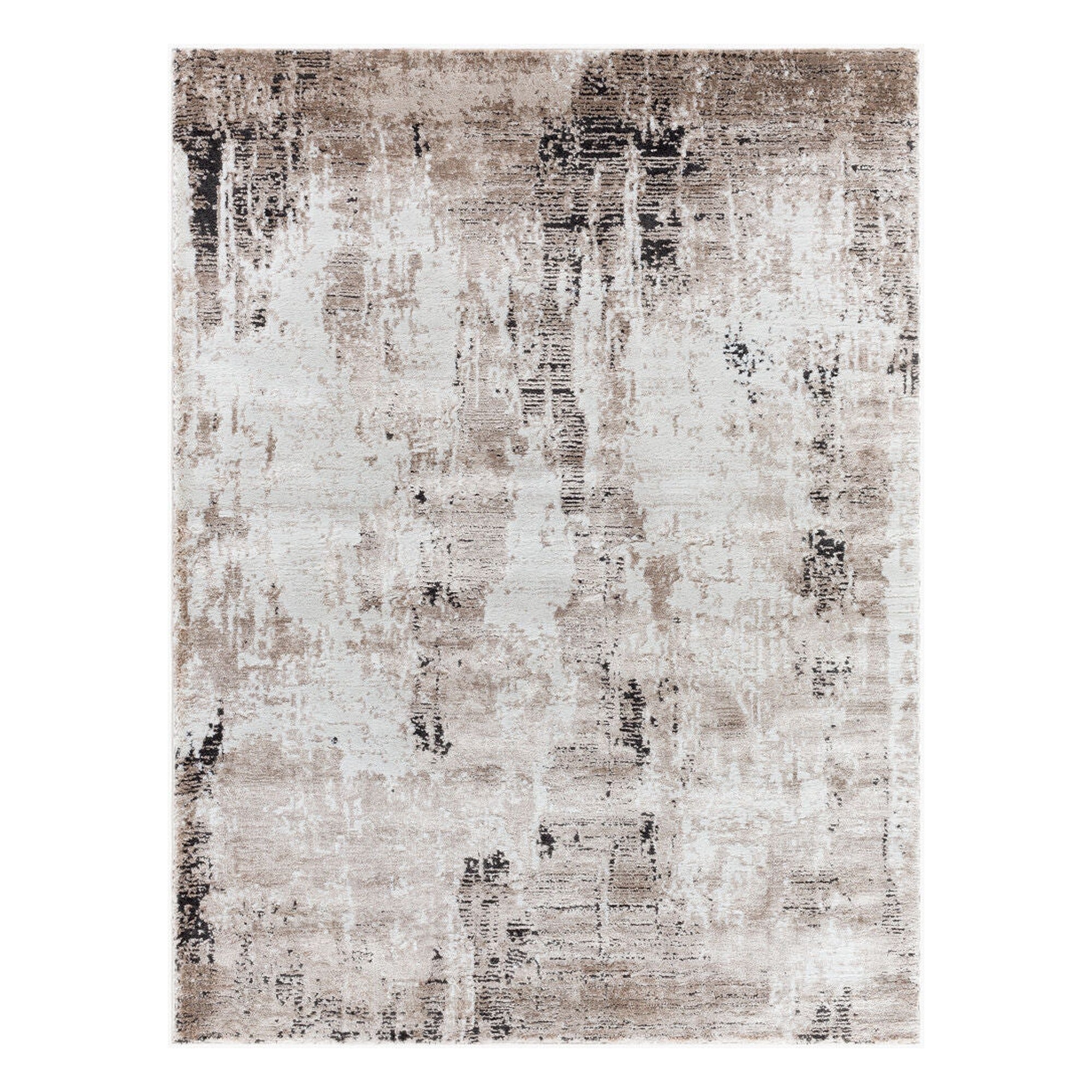 Montana Black/Tan Machine Woven Rug MTN-2315 - 5'3" x 7'
