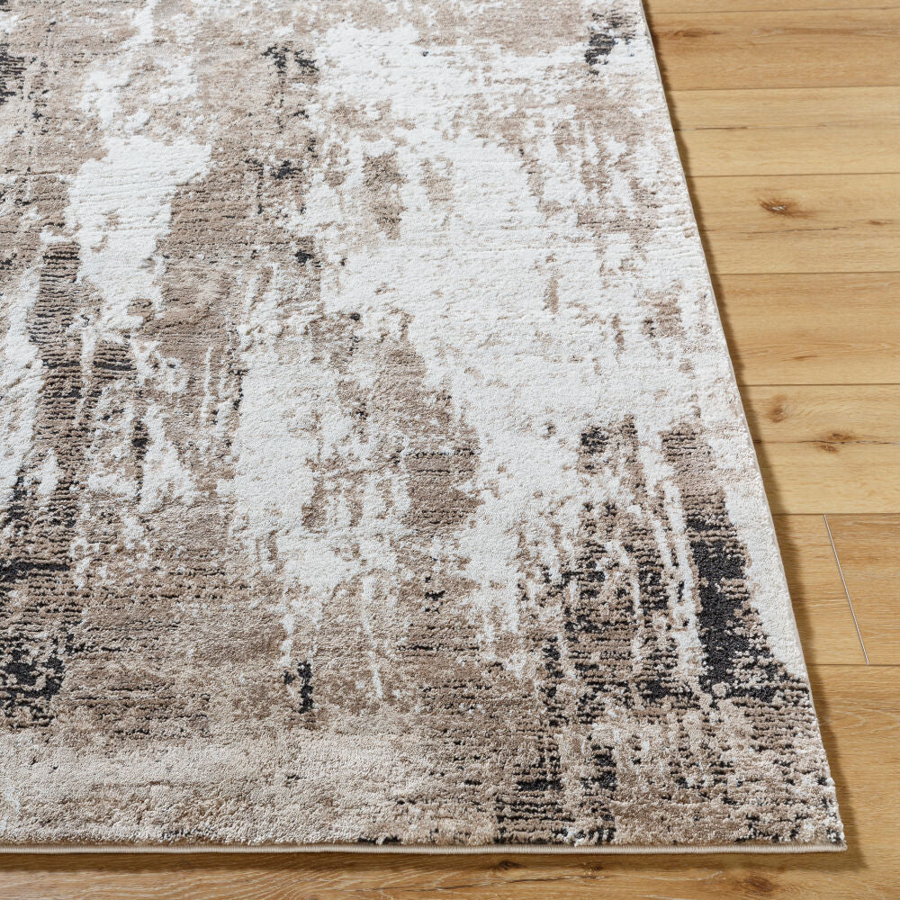 Montana Black/Tan Machine Woven Rug MTN-2315 - front