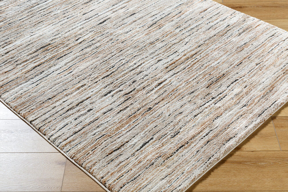 Montana Black/Tan Machine Woven Rug MTN-2316 - corner
