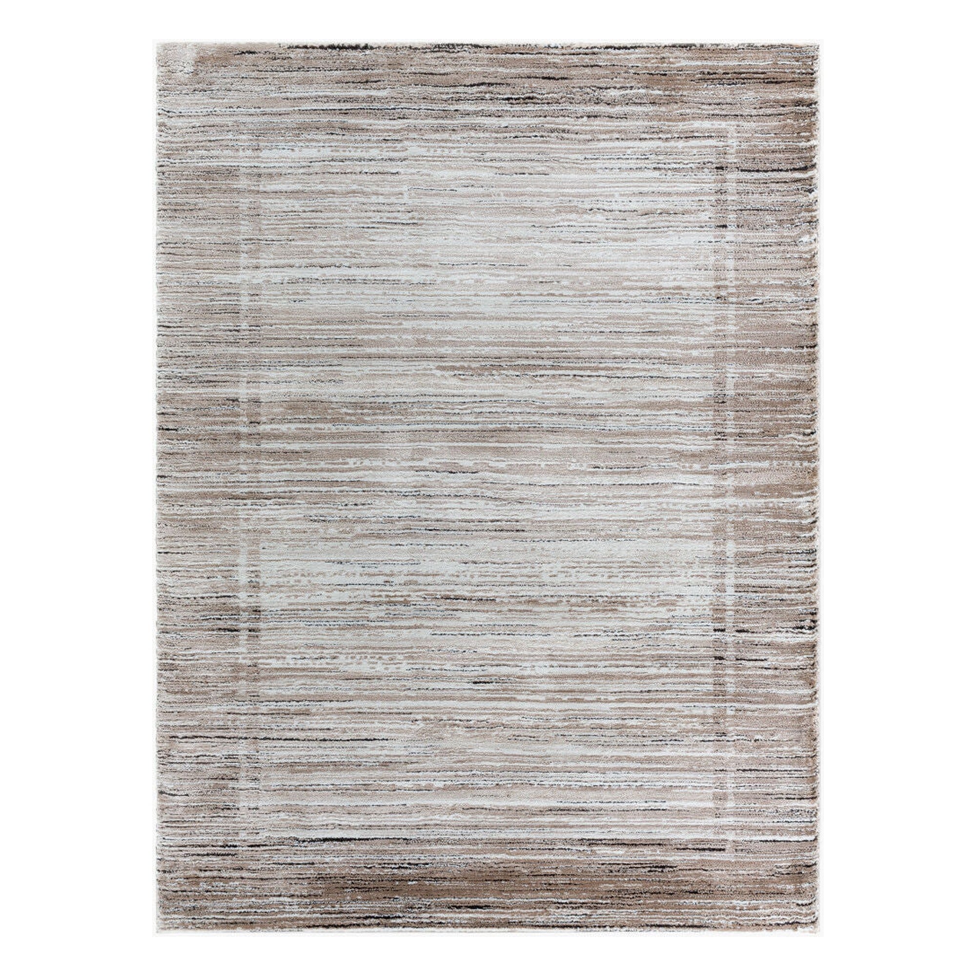Montana Black/Tan Machine Woven Rug MTN-2317 - 5'3" x 7'
