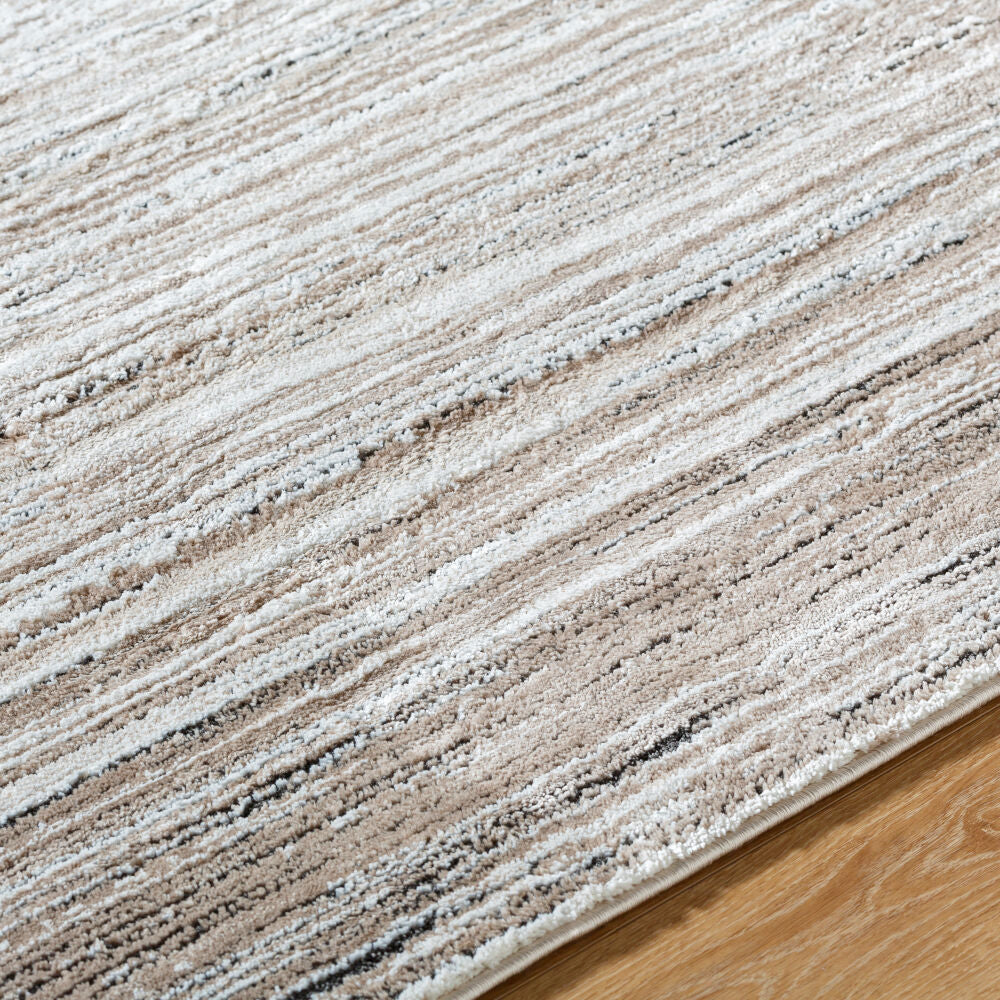 Montana Black/Tan Machine Woven Rug MTN-2317 - texture