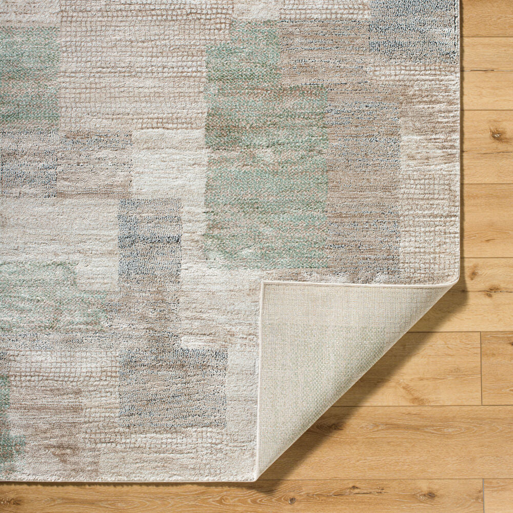 Montana Black/Tan Machine Woven Rug MTN-2318 - fold