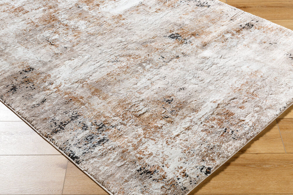 Montana Black/Tan Machine Woven Rug MTN-2319 - corner