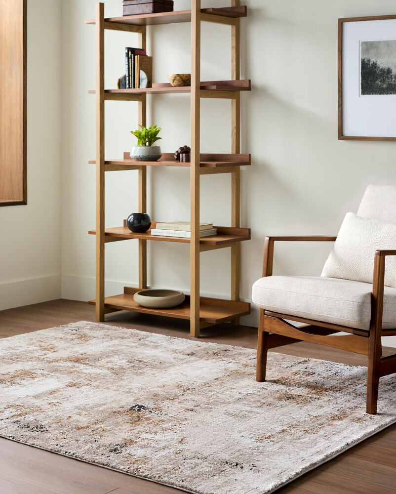 Montana Black/Tan Machine Woven Rug MTN-2319 - roomscene