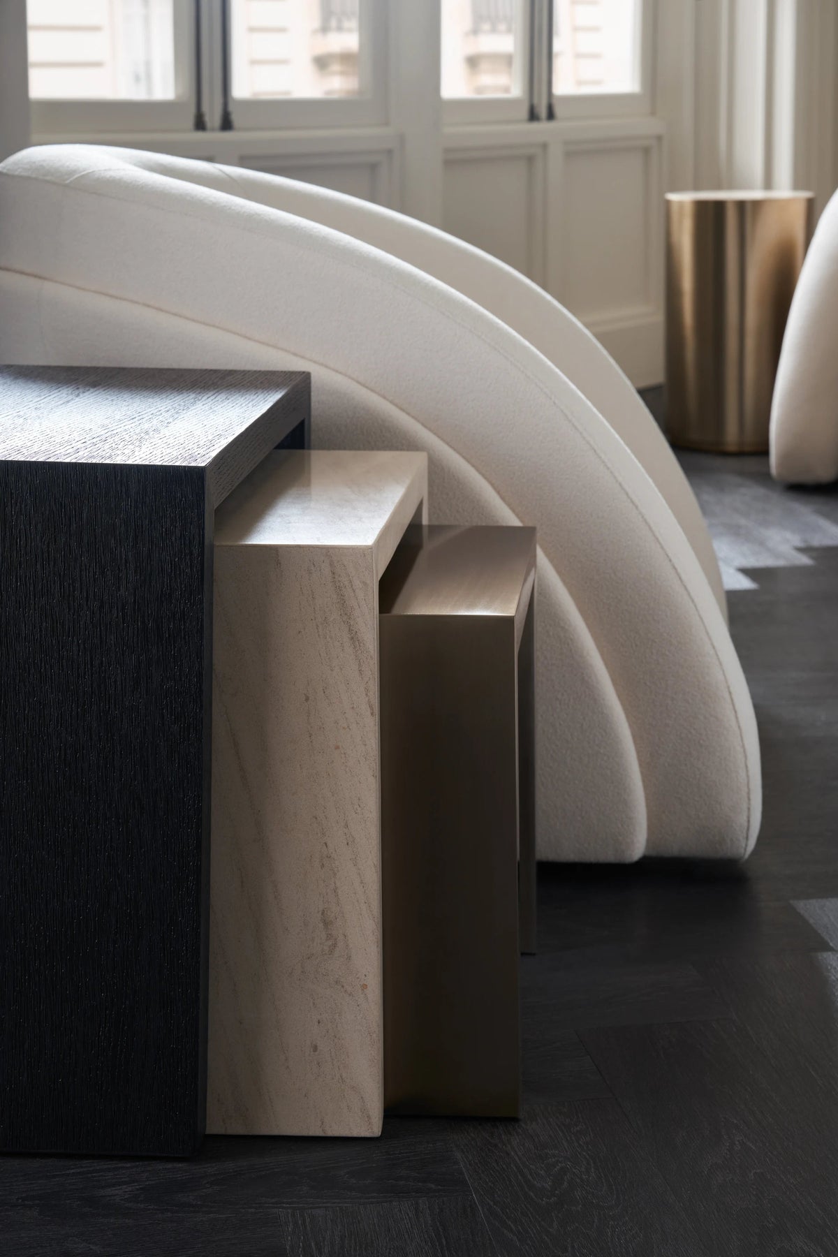 Contrast Nesting Tables Cinder End Table by Caracole - view 4