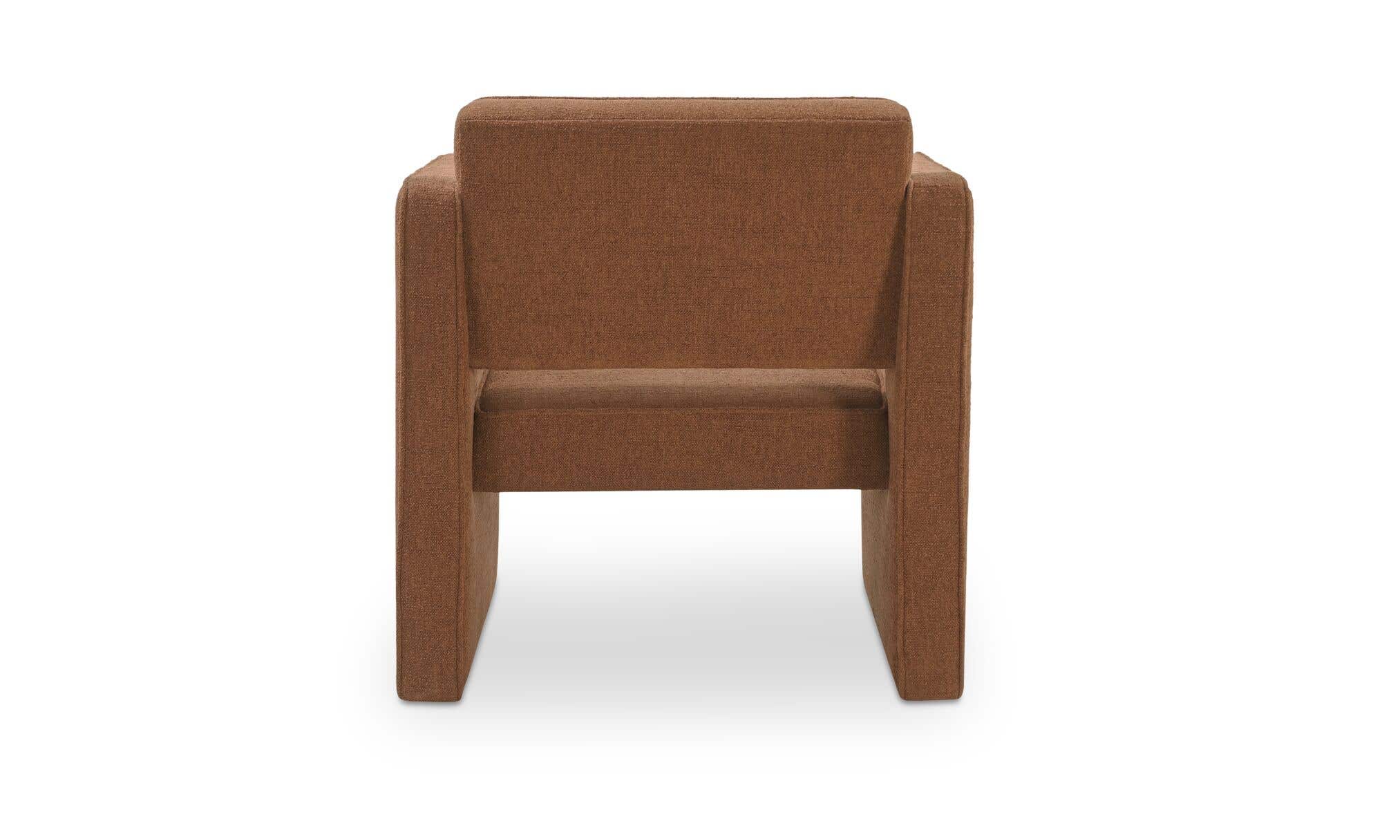 Harris Accent Chair Burgundy by Moe's Home Collection - view 9