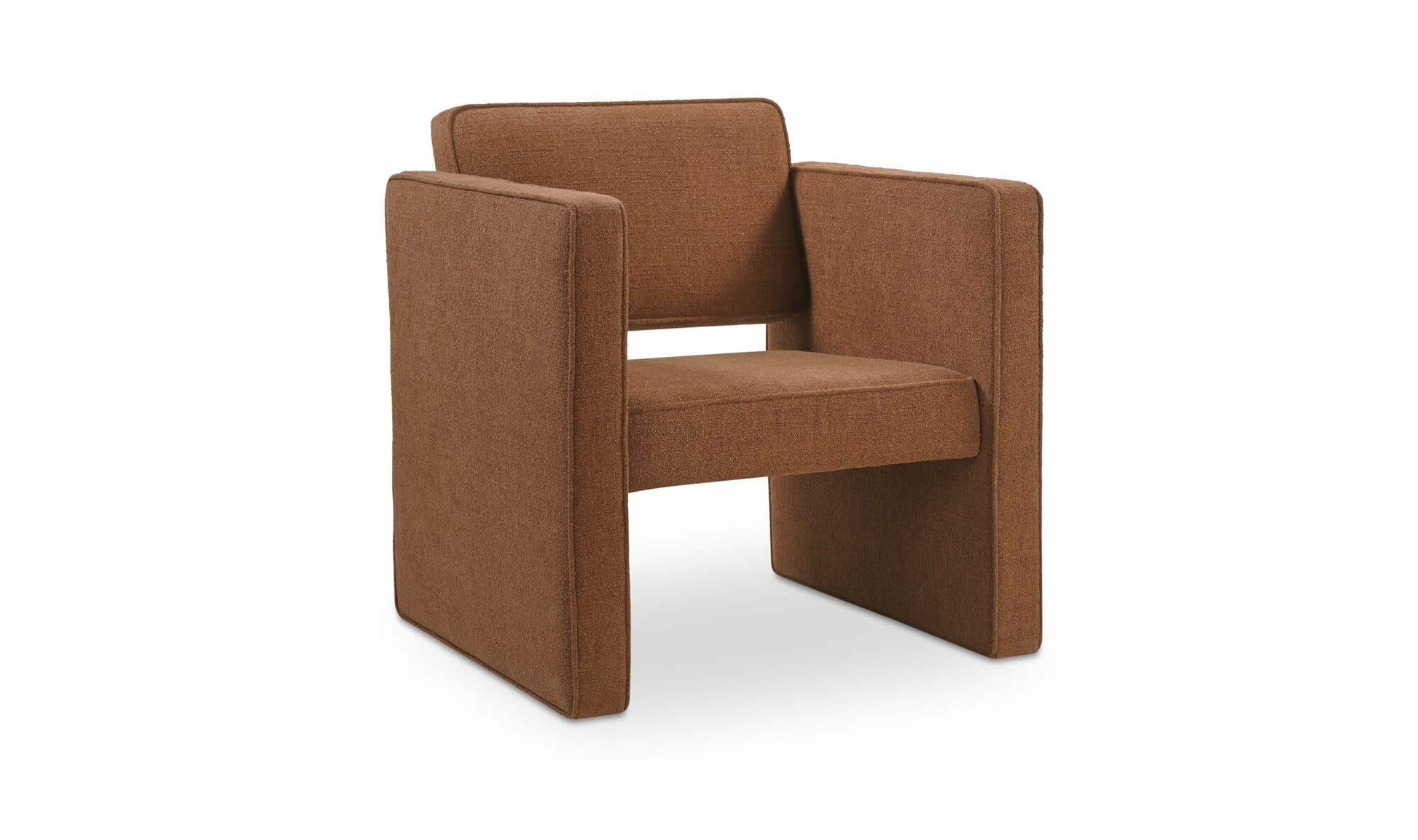 Harris Accent Chair Burgundy by Moe's Home Collection - view 6