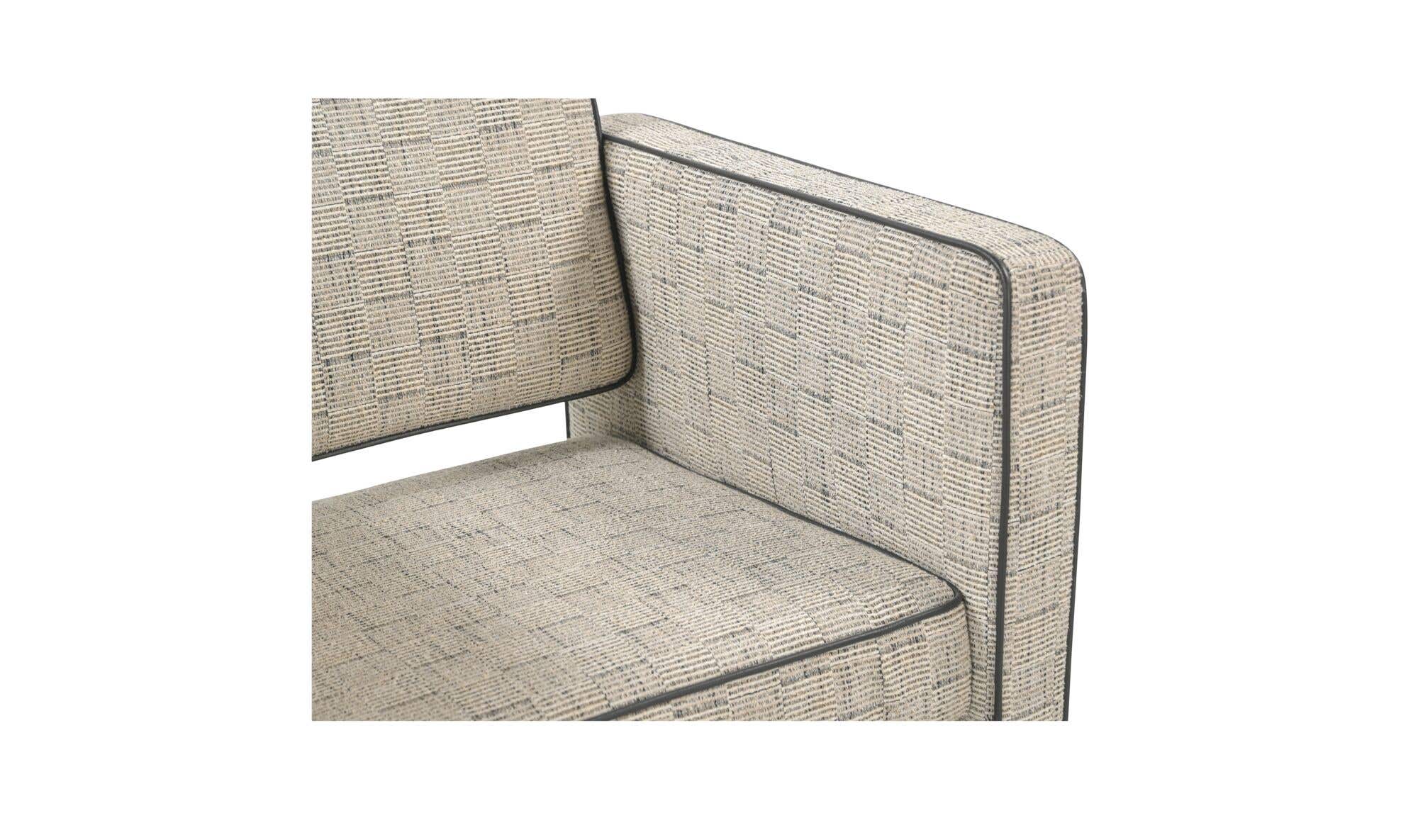 Harris Accent Chair Black And Beige Weave by Moe's Home Collection - view 10