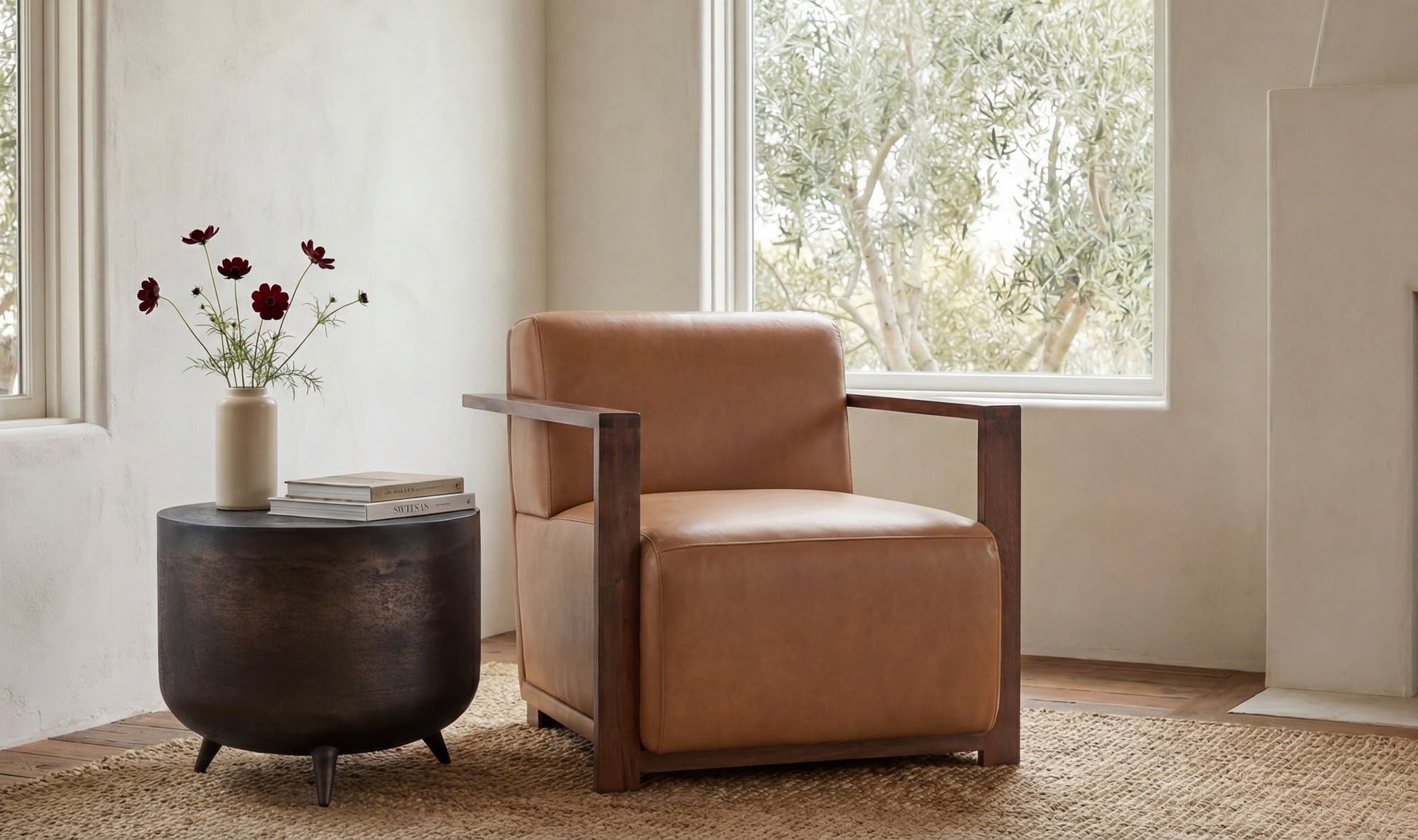 Barnes Accent Chair Tan by Moe's Home Collection - view 4