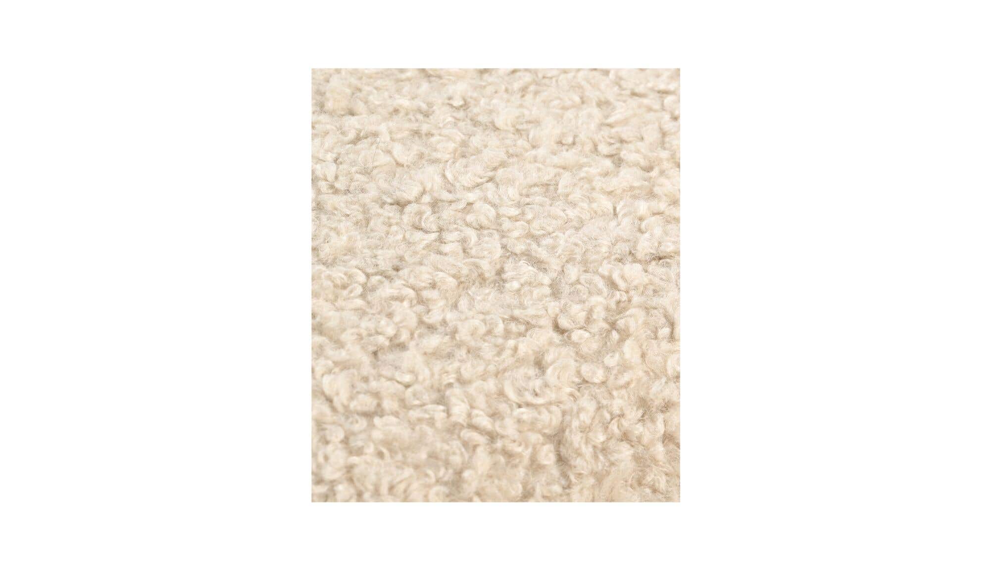 Serge Ottoman Cream Faux Shearling by Moe's Home Collection - view 9
