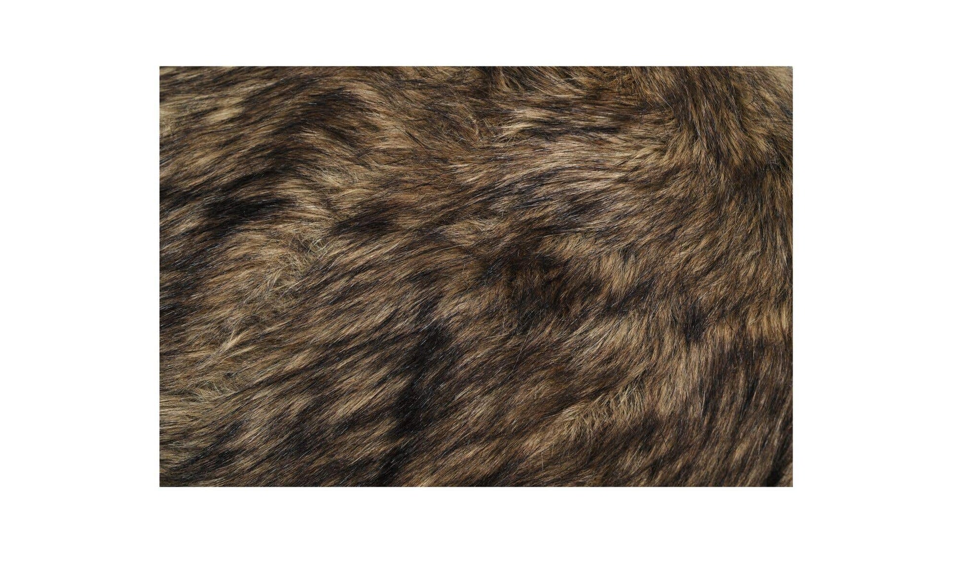 Serge Ottoman Brown Faux Fur by Moe's Home Collection - view 9