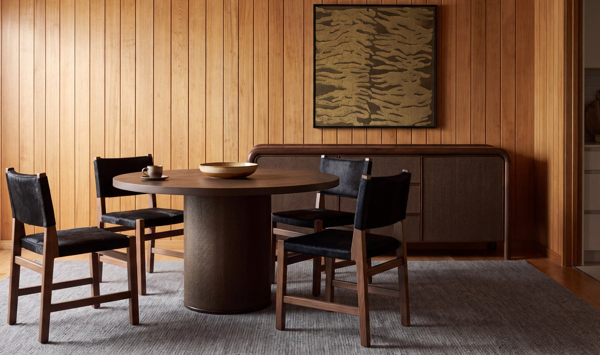 Malone Dining Chair Black Hair On Hide by Moe's Home Collection - view 3