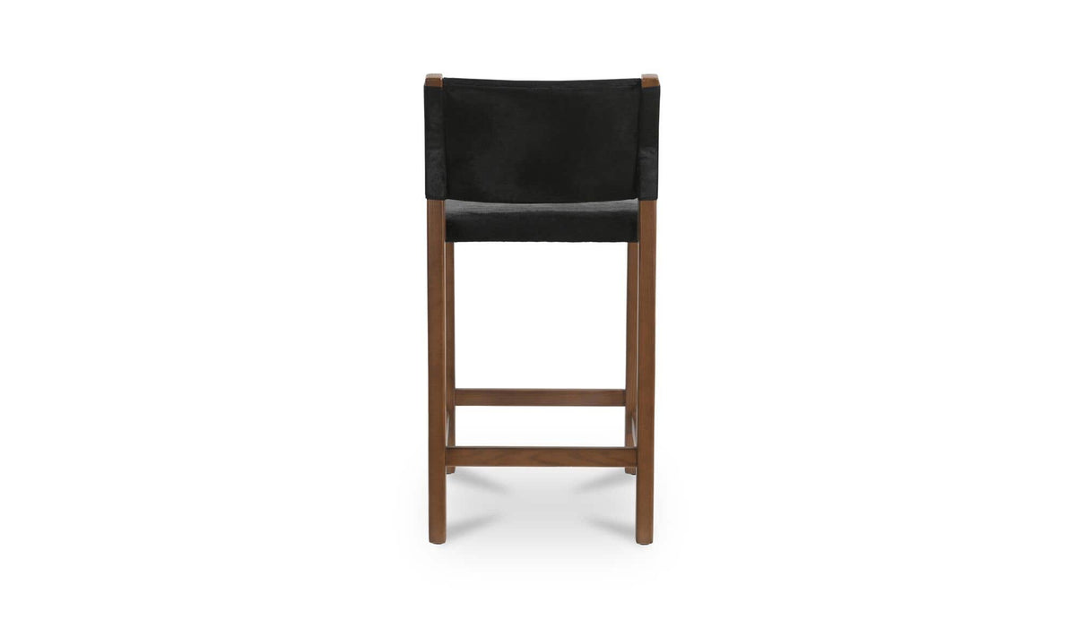 Malone Counter Stool Black Hair On Hide by Moe's Home Collection - view 6