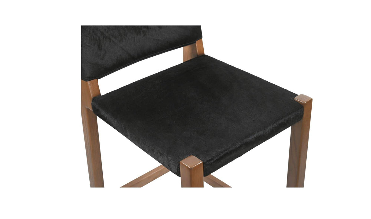 Malone Counter Stool Black Hair On Hide by Moe's Home Collection - view 10
