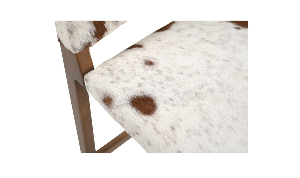 Malone Counter Stool Speckled Hair On Hide by Moe's Home Collection - view 10