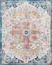 Murat Aqua/Yellow Machine Woven Rug MUT-2321 - 2'7" x 10'
