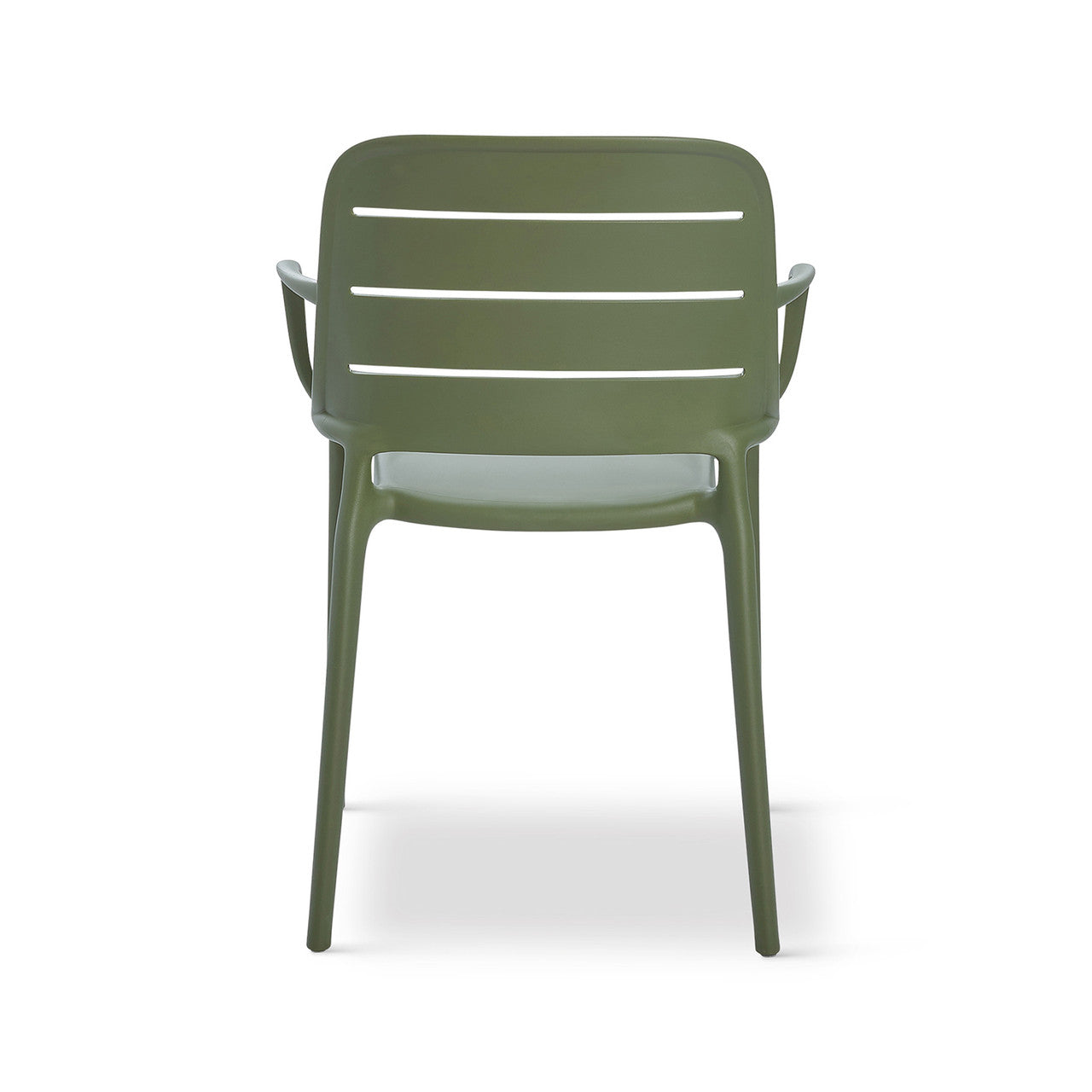 Jasper Outdoor Stacking Armchair (Set of 4) - Army Green