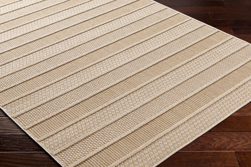 La Playa Machine Woven Rug - corner