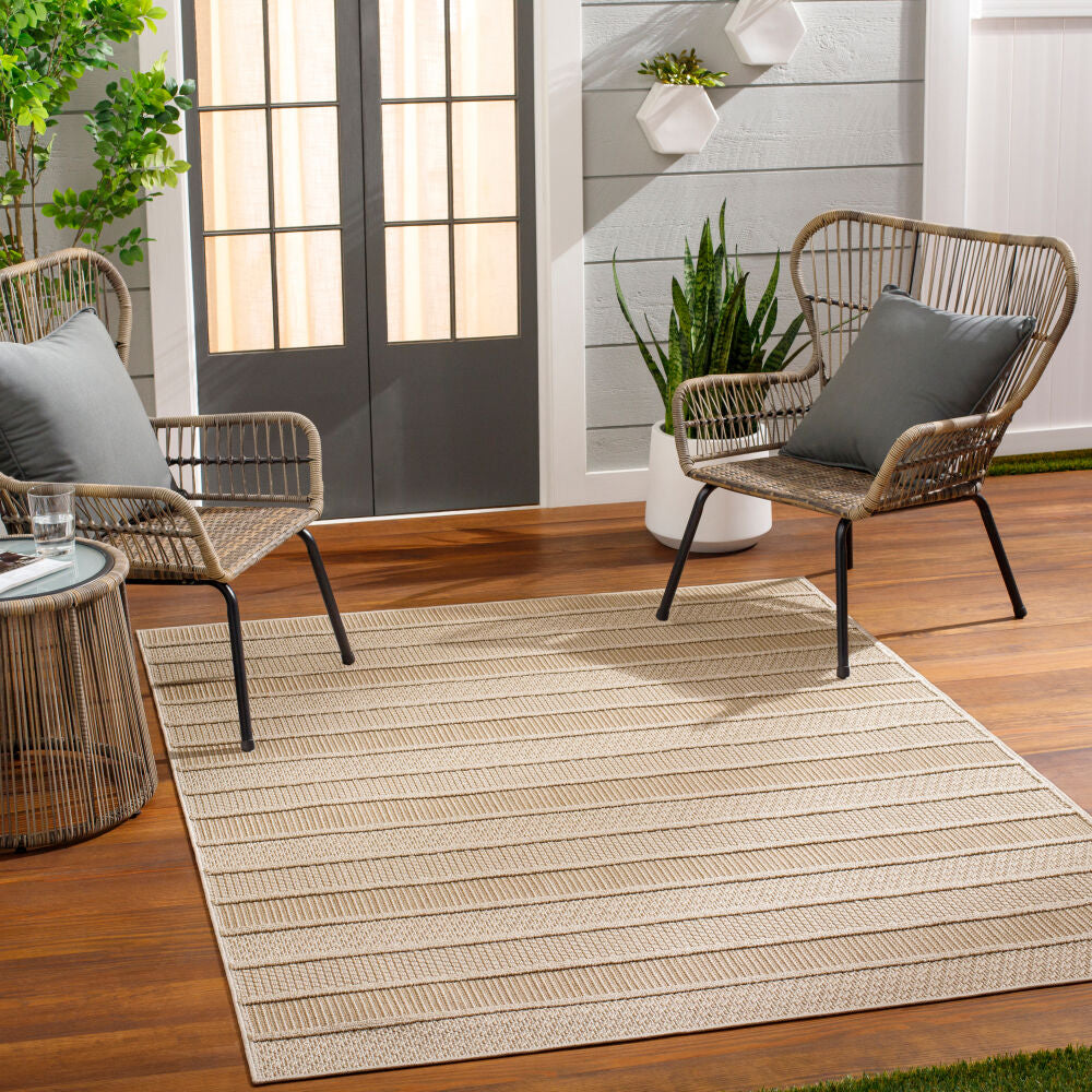La Playa Machine Woven Rug - roomscene