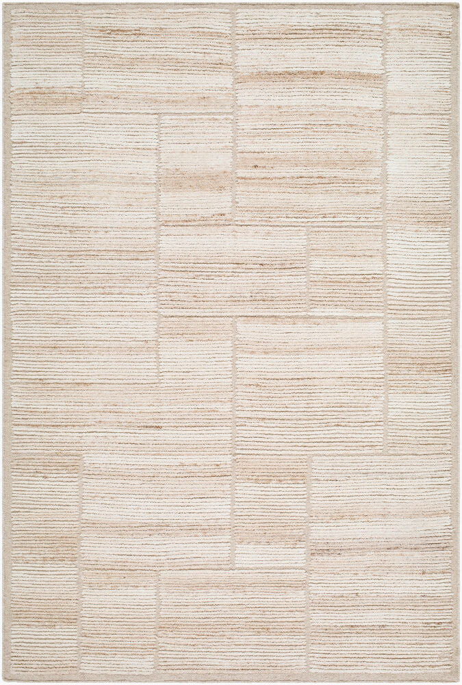 Marco Light Beige/Tan Handmade Rug - 2' x 3'