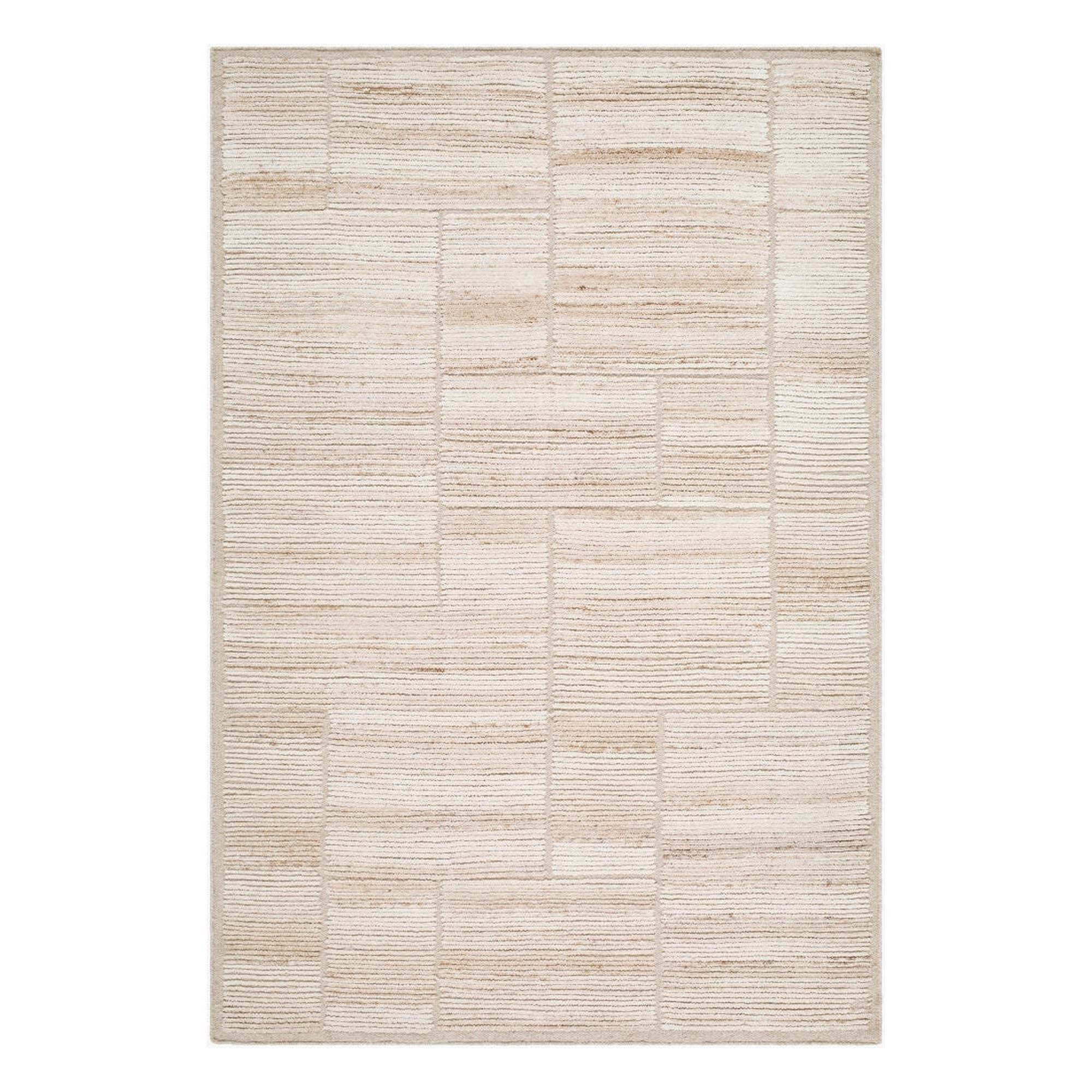 Marco Light Beige/Tan Handmade Rug - 2' x 3'