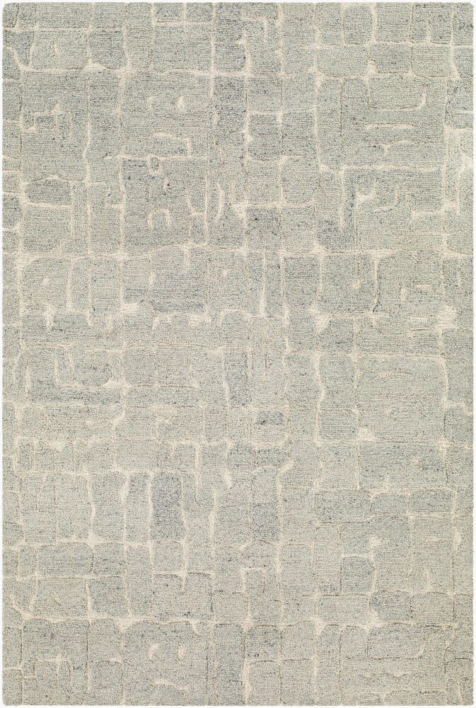 Madelyn Light Beige/Medium Gray Handmade Rug - 2' x 3'