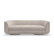 Clipper Sofa Charcoal Leaf 96" by Caracole