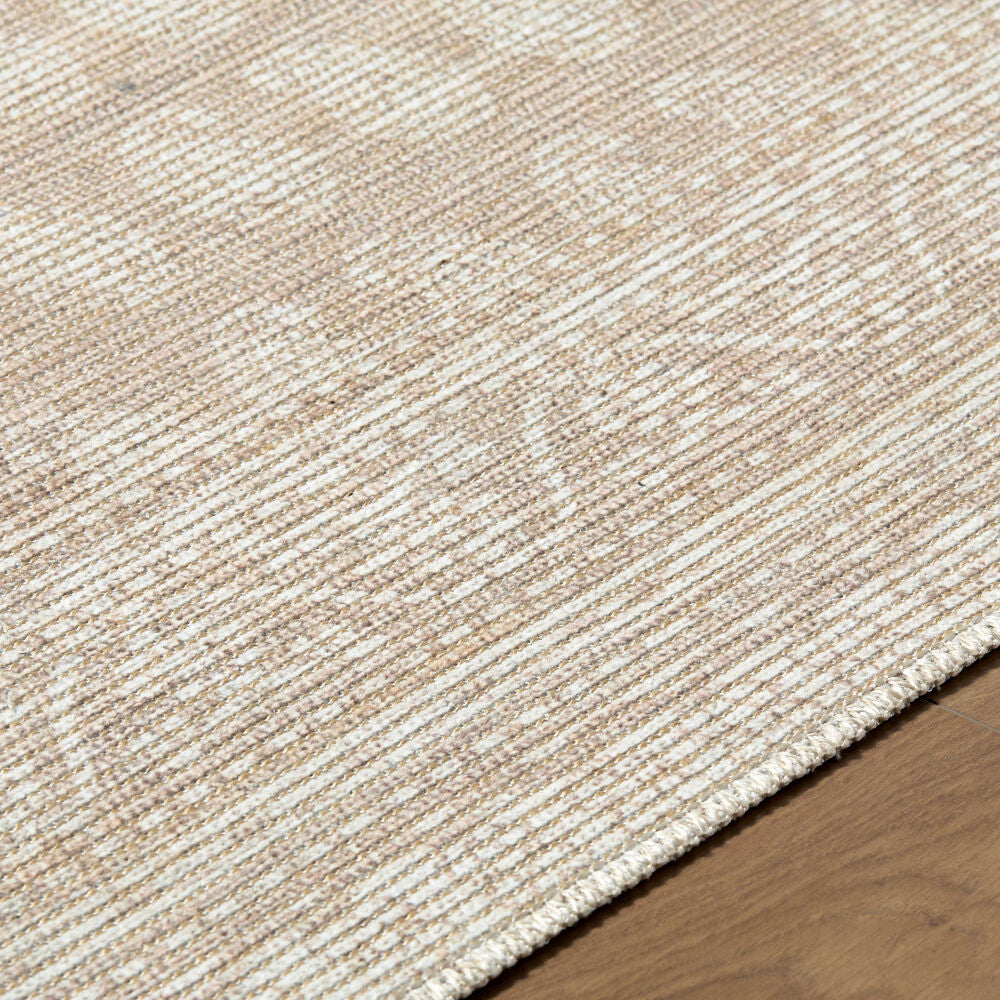 Alo Mustard/Off-White Machine Woven Rug - texture