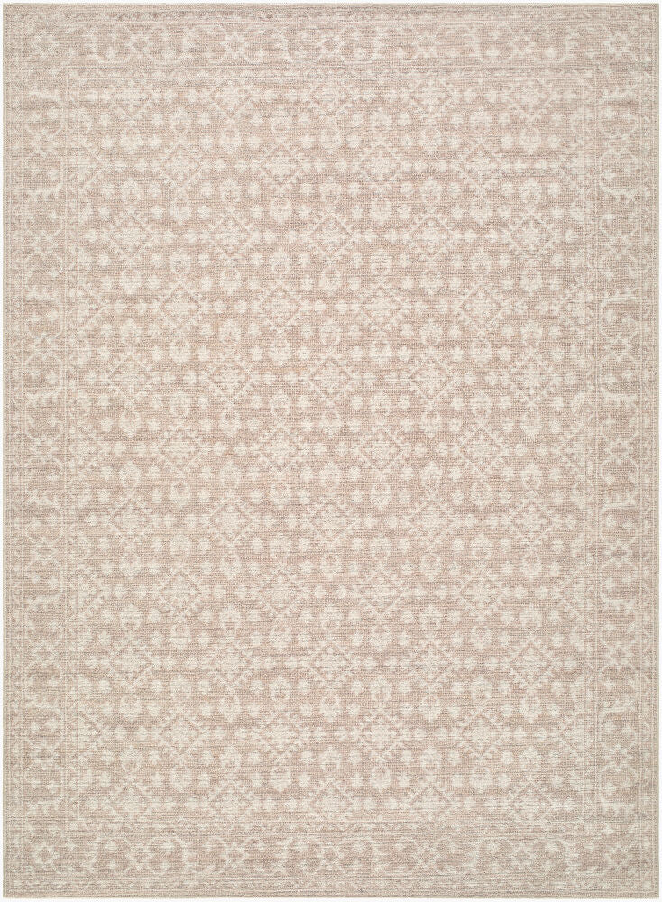 Aram Beige/Tan Machine Woven Rug - 1'10" x 2'11"