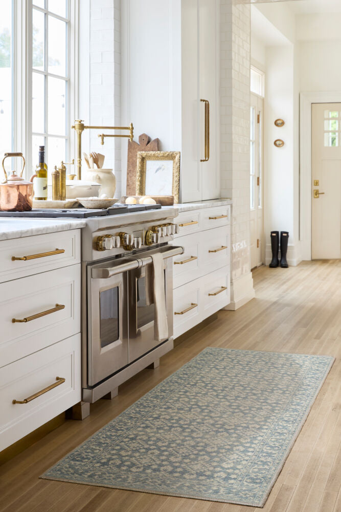 Aram Beige/Pale Blue Machine Woven Rug NBAR-2302 - roomscene